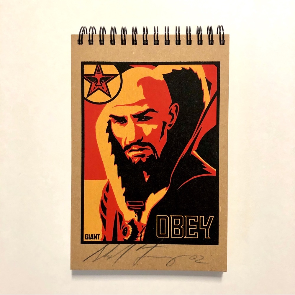 *SIGNED* Shepard Fairey OBEY Journal
